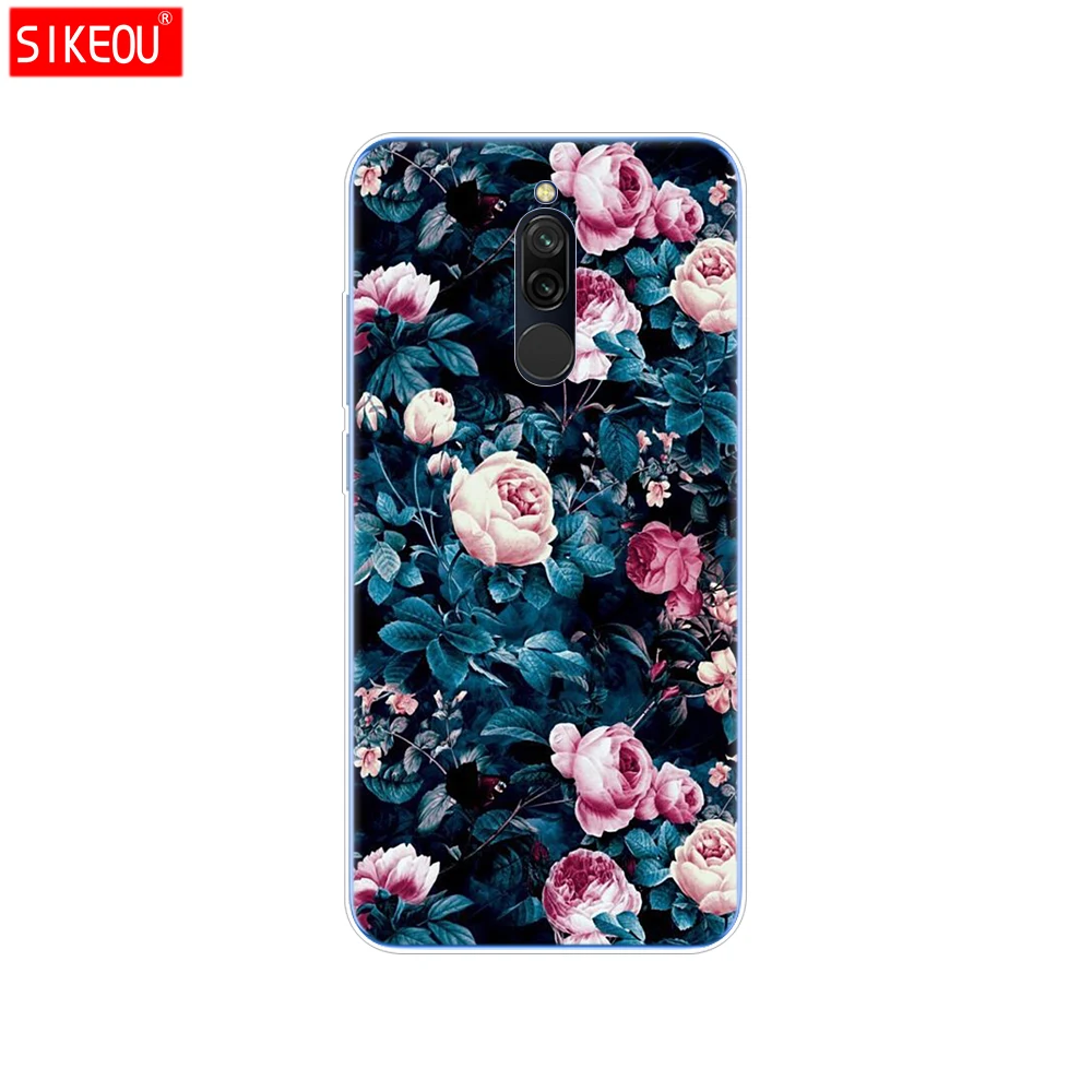 Силиконовый чехол для xiaomi redmi 8 чехол s полная защита мягкая задняя крышка из ТПУ на redmi 8 бампер hongmi 8 чехол для телефона coque cat - Цвет: 12087