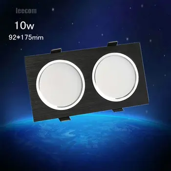 

2018 Special Offer Rushed 3pcs 10w Cree Led For Square Downlight Cob Recessed Ceiling Down Light Lamp For Home