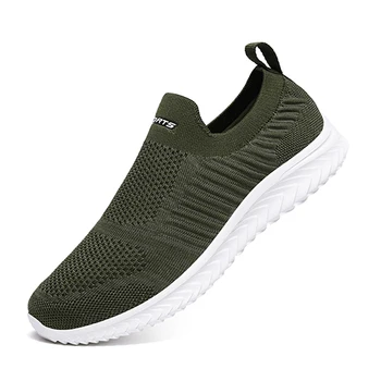 

New Unisex Light Sneakers Summer Breathable Mesh Soft Bottom Slip-on Men for Shoes Comfortable Casual Male Shoes Zapatos Hombre