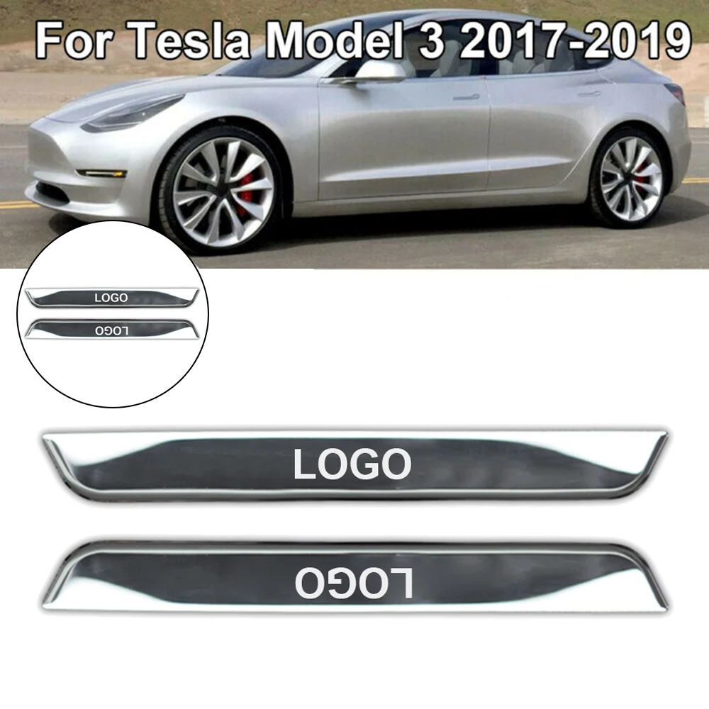 Крышка порога для Tesla модель 3- протектор автомобиля из нержавеющей стали
