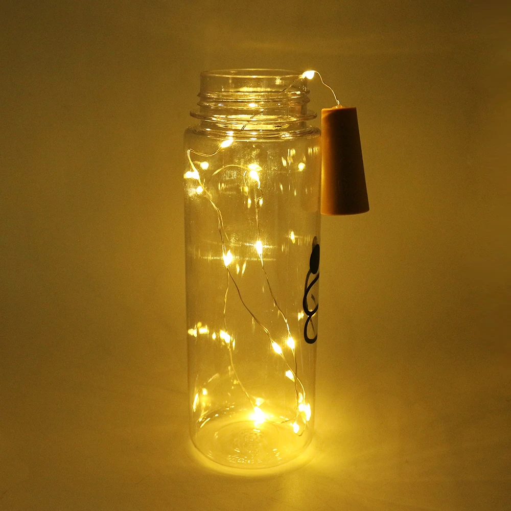 0.75M /2 M Wine Bottle Lights With Cork Built In Battery LED Cork Shape Silver Copper Wire Colorful Fairy Mini String Lights 0.75M /2 M Wine Bottle Lights With Cork Built In Battery LED Cork Shape Silver Copper Wire Colorful Fairy Mini String Lights