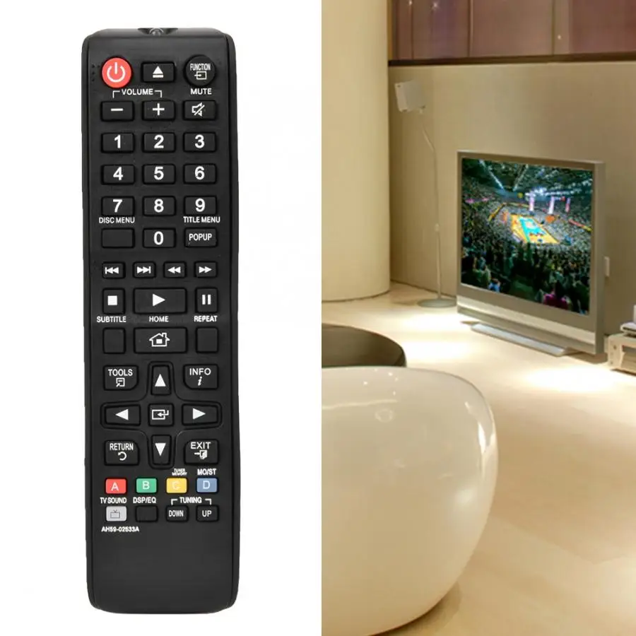 

Remote Control Replacement for Samsung AH59-02533A universal remote control ABS Blue Ray Home Theater Set Durable to use