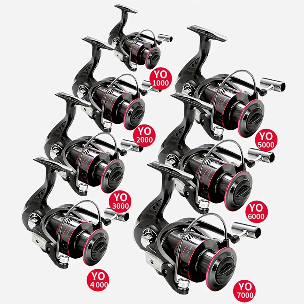 Spinning Fishing Reels Fishing Reels GHOTDA 5.2:1 Fishing Reel 1000 2000 3000 4000 5000 6000 7000 Saltwater Wheel