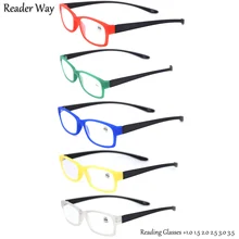 

5 Pairs/ Pack Simple Men Women Reading Glasses Reader Eyewear +1.0 1.5 2.0 2.5 3.0 3.5 Small Frame Presbyopic Eyeglasses Unisex