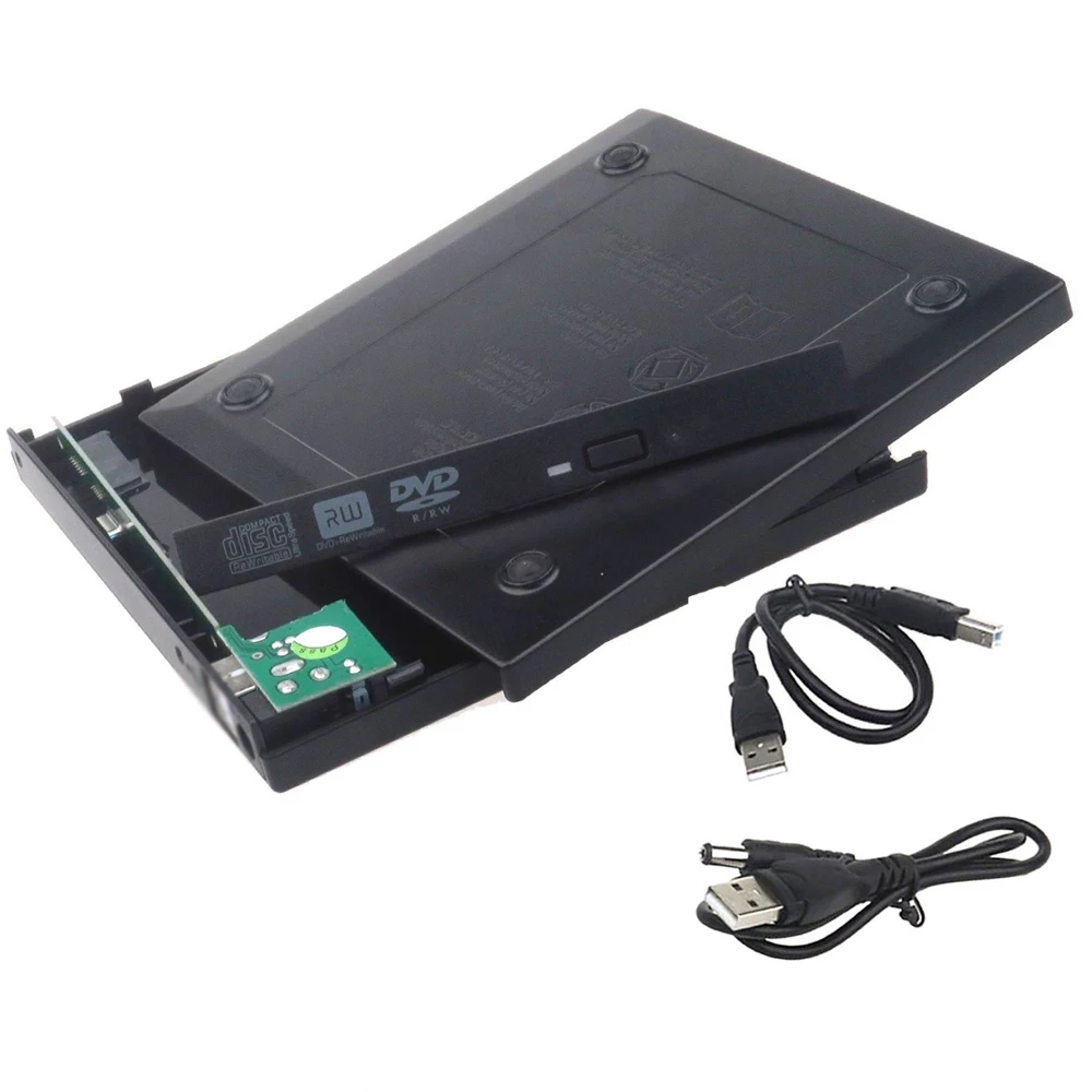 12 7 мм USB 2 0 Внешний Оптический привод коробка чехол Blu Ray CD DVD Rom RW для IDE жесткого