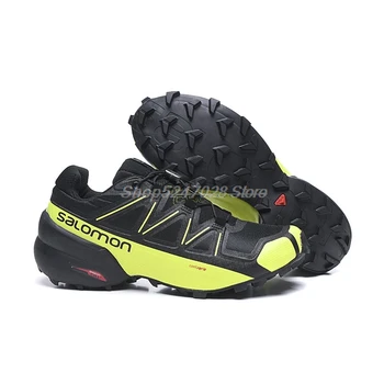 

Salomon-Zapatillas deportivas Speed Cross 5 CS para Hombre, calzado transpirable para correr, Speed Cross 5