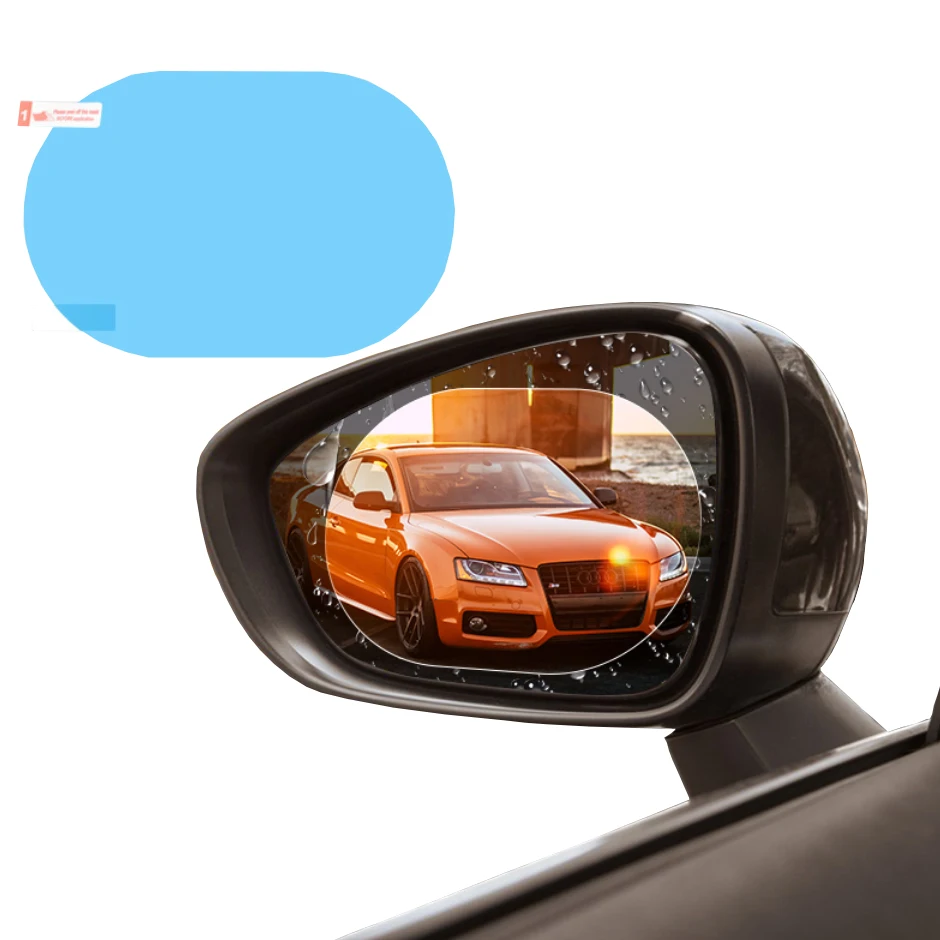 2Pcs Car Rearview Mirror Waterproof Anti-Fog Rain-Proof Film Side Window Glass Anti-rain Cover Films |