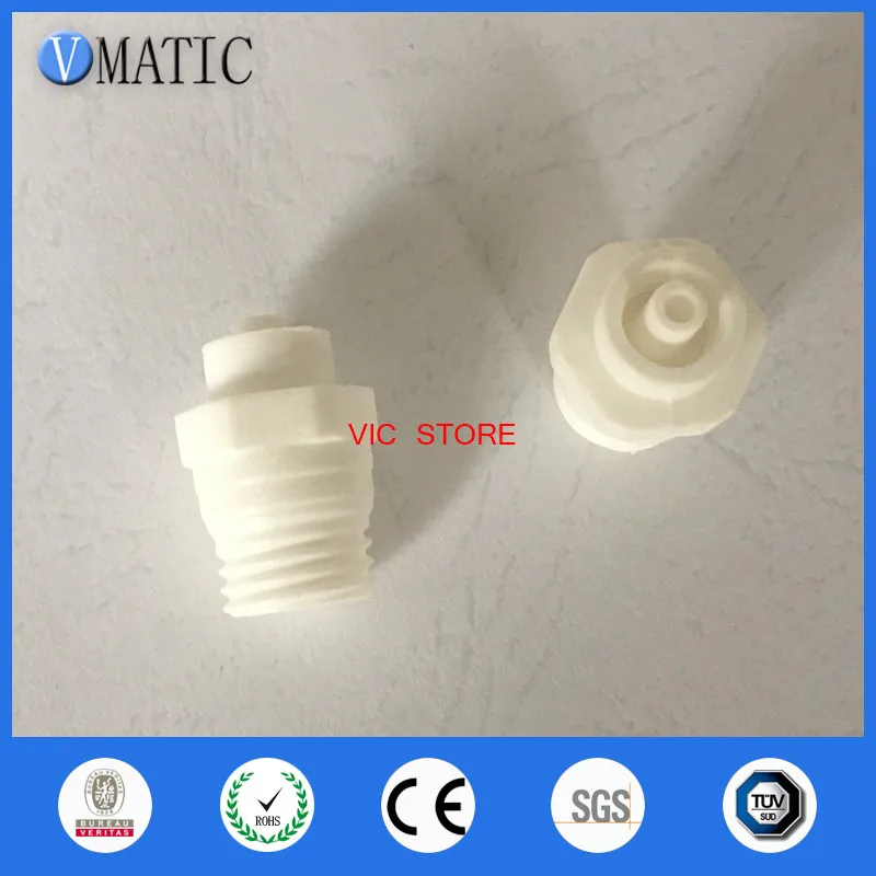 Free Shipping Male Luer Lock x 1/4'' Inch NPT Lure Connector White Polypropylene 10Pcs/Pack | Обустройство дома