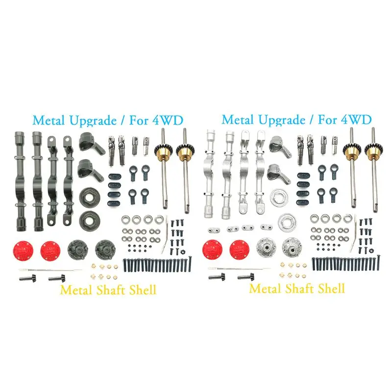 

Metal Axle Housing Front Rear Shaft Shell OP Fitting Accessories for WPL B14 B16