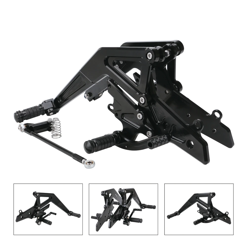 Подножники для ног мотоцикла Кавасаки ниндзи 650 EX650 ER6F ER 6F 6N ER6N 2012 2017 2013 2014 2015 2016