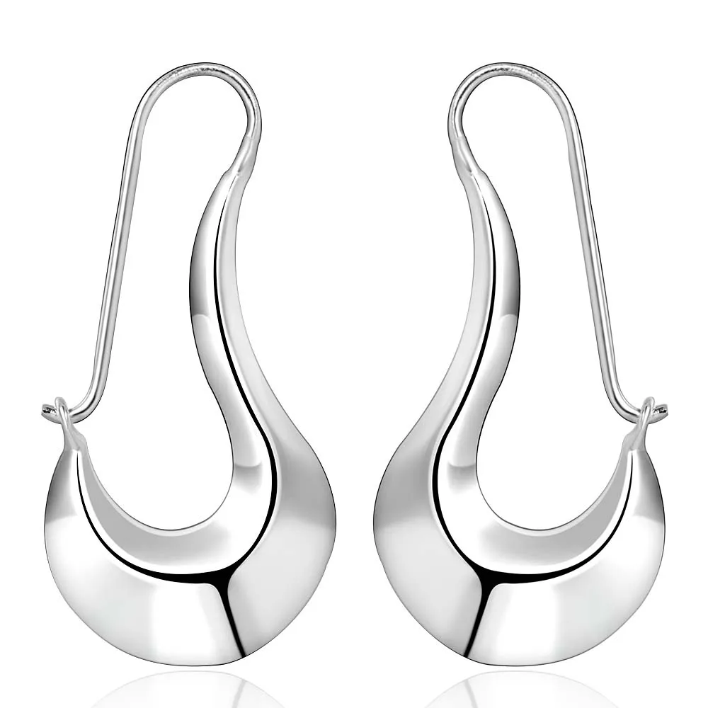 Standard s925 Stamp Silver Color Jewelry Korean Creative Shoes Shape Ball Silver Long Dangle Earrings For Women silver earrings womens earrings silver dangle earrings