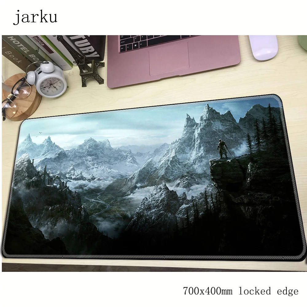 Skyrim коврик для мыши геймер 700x400 мм notbook коврик для мыши большой игровой коврик для мыши большой красивый коврик для мыши компьютерный Настольный коврик для мыши