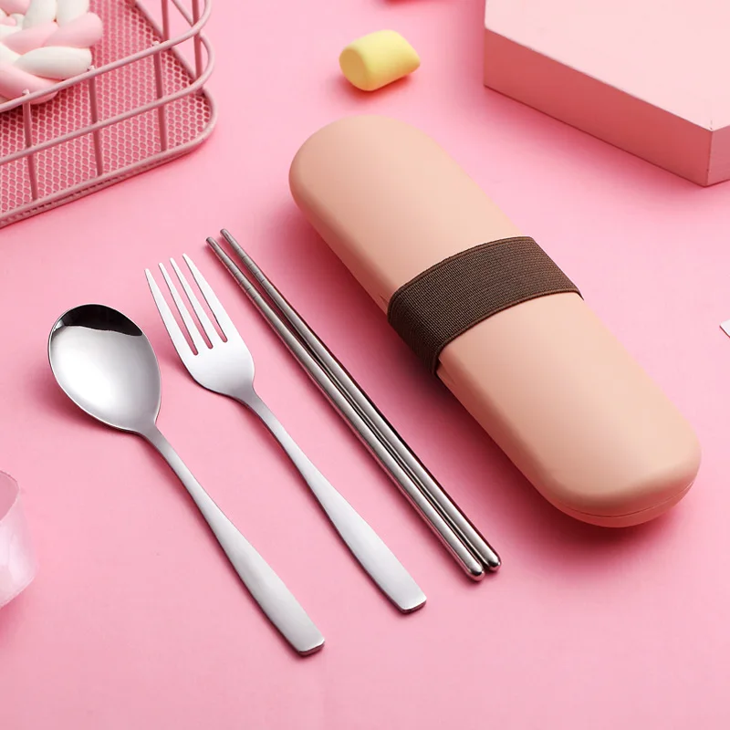 4 шт. нержавеющая стальная палочка для еды вилка ложка набор Западная Посуда