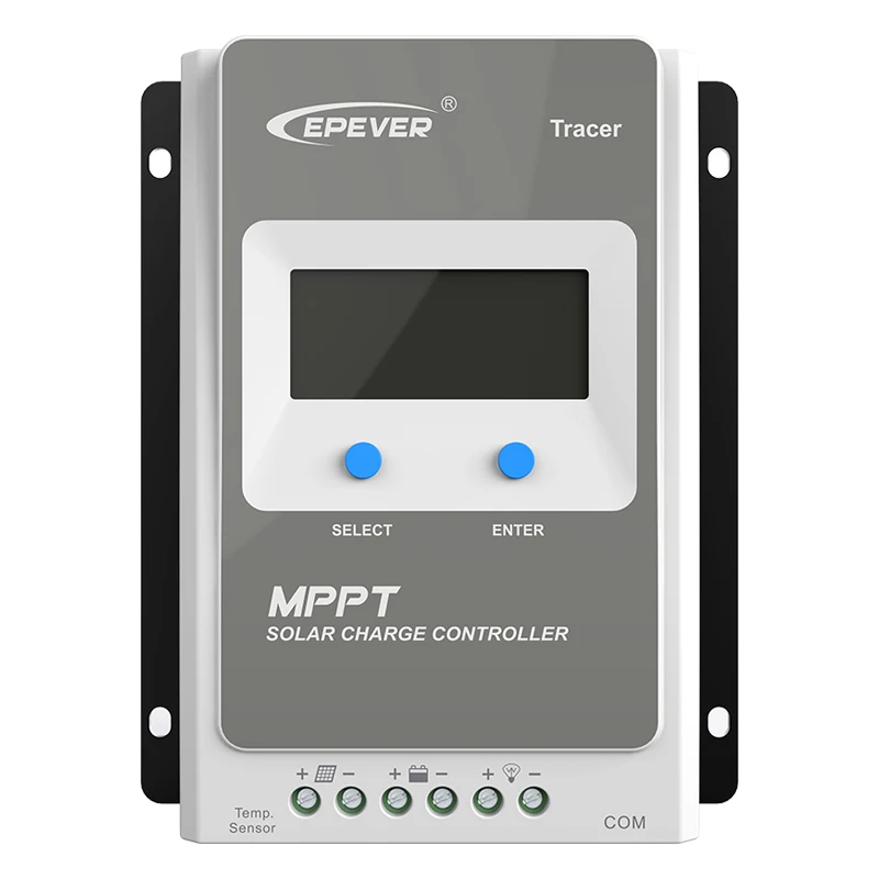 Epever-mppt Controlador de Carga Solar 10a 12 24v Tracer-an 60voc Tracer1206an com Preço Barato Display Lcd