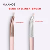 MAANGE Pro – Lot de 6 ou 12 pinceaux à maquillage avec sac, pour les yeux, cosmétique, or, rose, brosse, fard à paupières, mélange, ► Photo 2/6