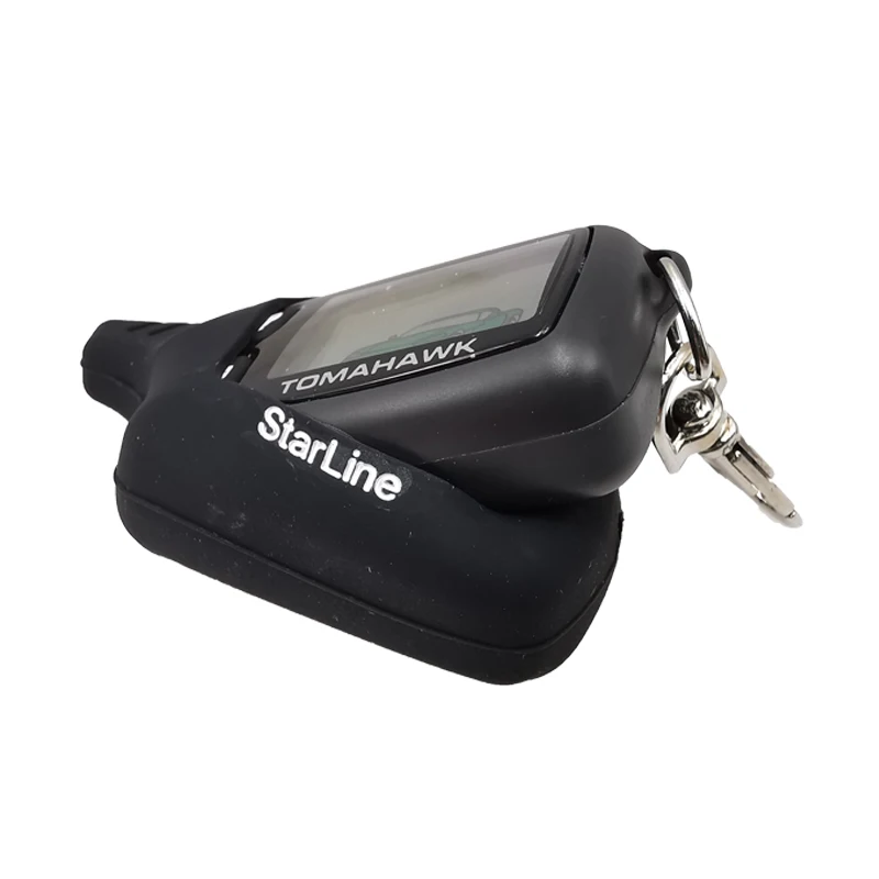 Key Case Cover 1 Pcs Dandkey Key Cover For B9/B6 LCD Silicone Case For Starline B9/B91/B6/B61/A91/A61/V7 LCD Keychain Car Remote 2 Way Alarm key case cover remote control case cover