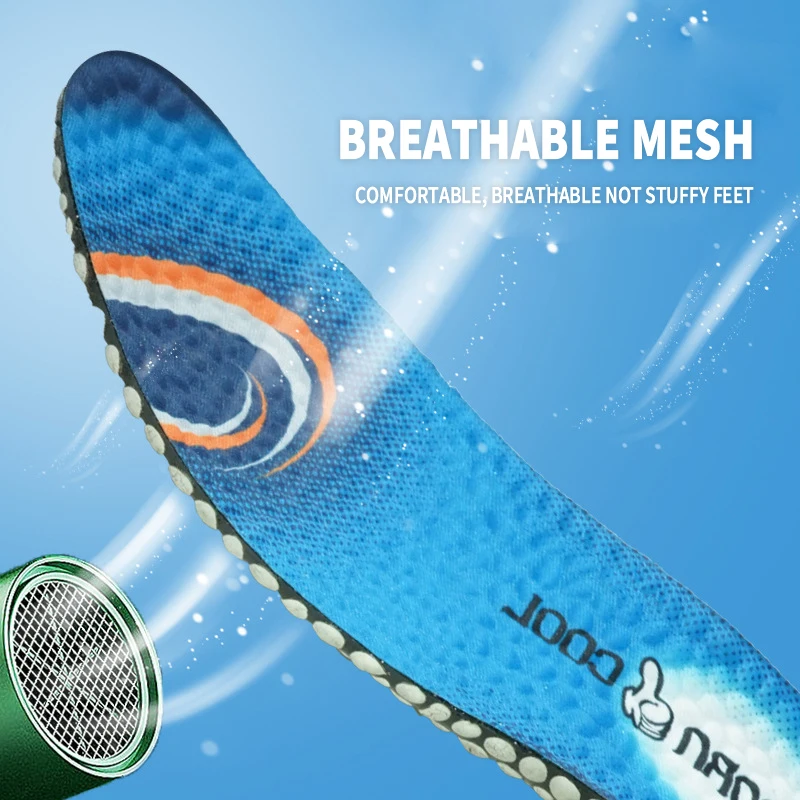 

Baasploa Shoe Pad Soft Comfortable Elastic Insole Popcorn Insole Breathable Shock-Absorbing Insoles Men Women Fitnes