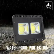 50 Вт 100 Вт COB Светодиодный прожектор IP65 Водонепроницаемый Открытый Сад сценический двор уличный фонарь низкое энергопотребление супер длительный срок службы