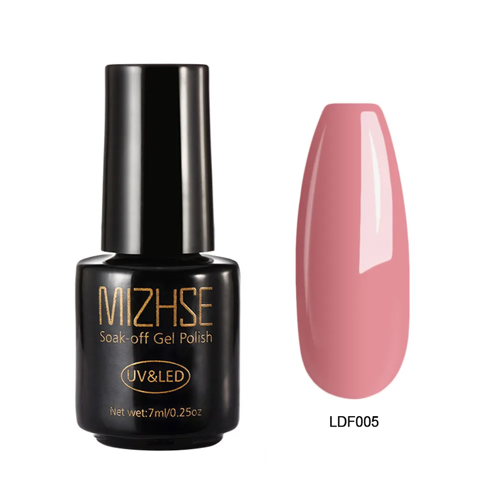 LDF005 MIZHSE Гель-лак для ногтей, маникюрный салон, 312 цветов, гибридный лак, замачиваемый, УФ светодиодный, полуперманентные эмали, Маникюр для ногтей - Цвет: LDF005