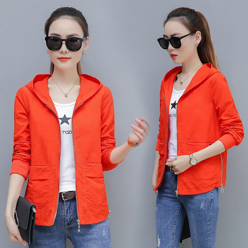 

Jacket Women's Spring And Autumn New Style Casual Versatile Hooded Baseball Uniform Black And White with Pattern Jacket Tops Kor