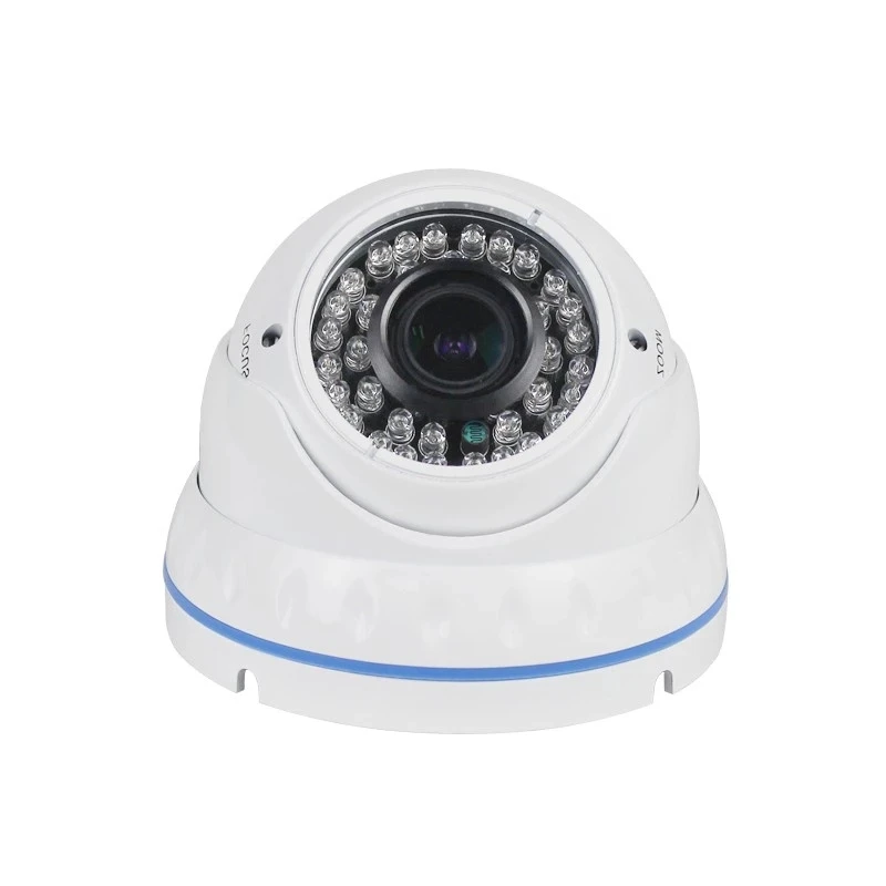 5MP Manual Varifocal Lens 2.8mm-12mm 1080P Security CCTV IP Camera Dome Surveillance Indoor Camera DC 12V 48V POE Optional