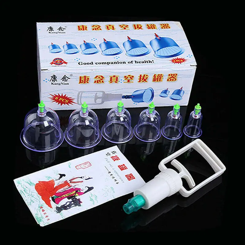 

High Quality Vacuum Cupping Apparatus - 6 cups Massage Therapy Suction Apparatus Cups ventosaterapia lpg аппарат