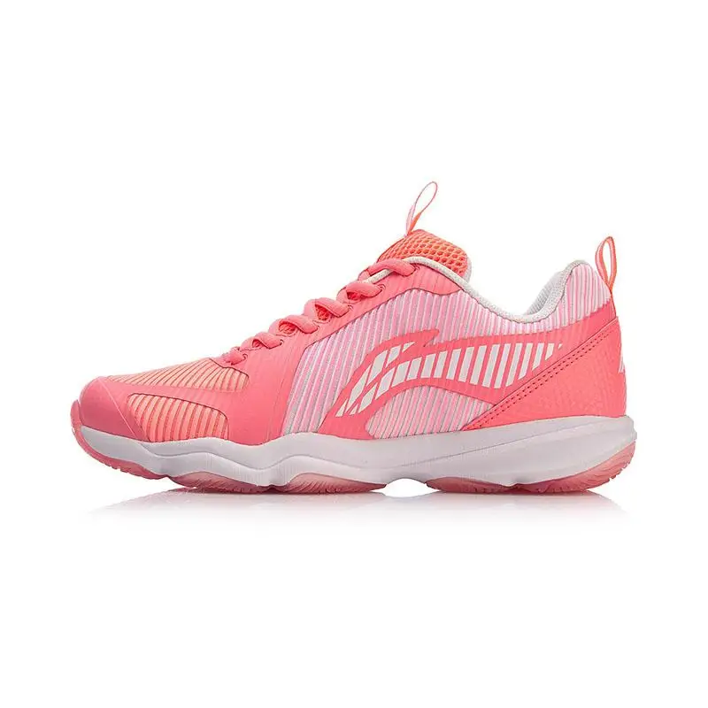 Новое поступление Li-ning профессиональная обувь для бадминтона на шнуровке, противоскользящая дышащая пластиковая Мужская Спортивная обувь - Цвет: AYTN062-4