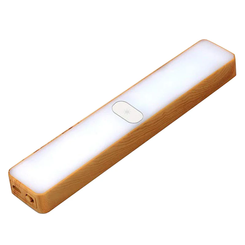 

Promotion! Creative LED Colorful Wood Grain Press Magnetic Wall Night Light Bedside or Outdoor Lamp USB Charged