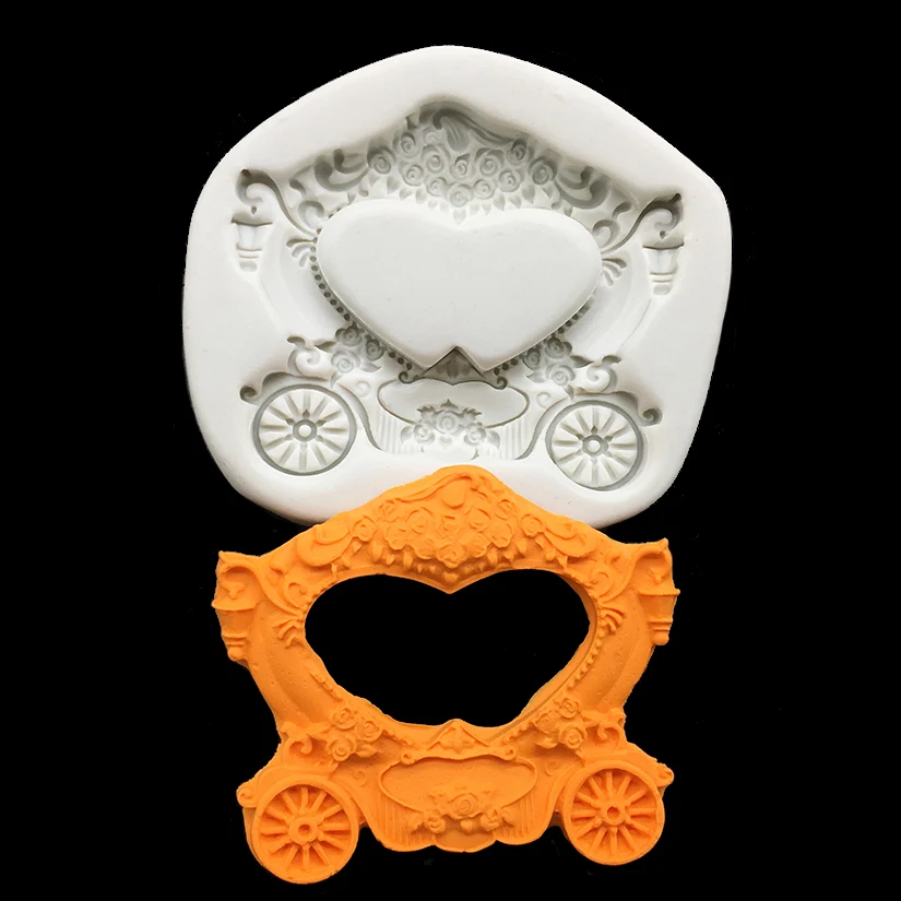 

Baby Carriage Silicone Sugarcraft Mold Chocolate Cupcake Baking Fondant Cake Decorating Tools