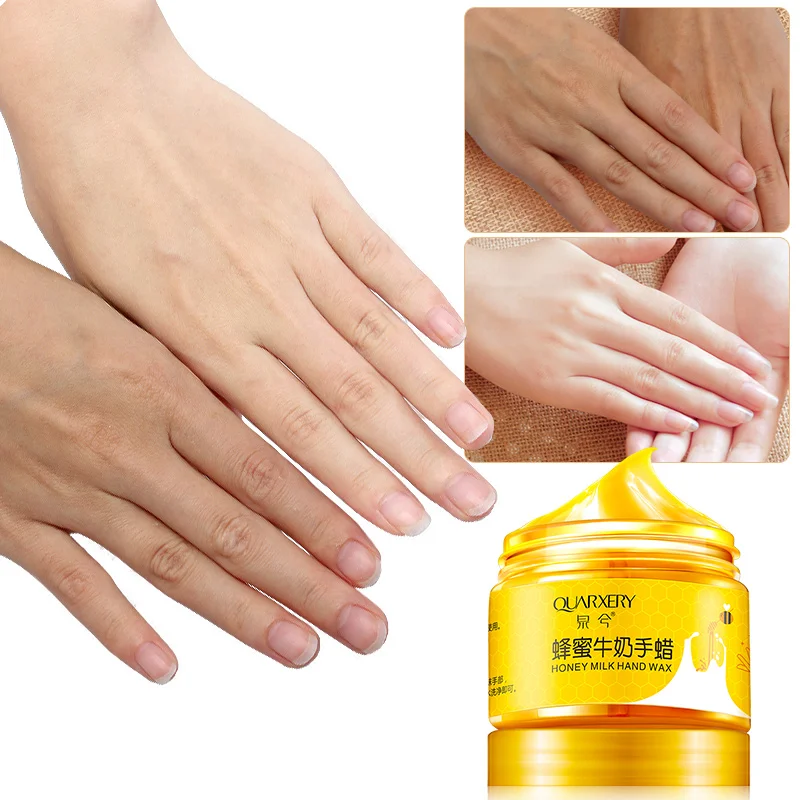 Quarxerty Super Moist skin Honey Extract and Milk Exfoliating Hand Wax for hand 5