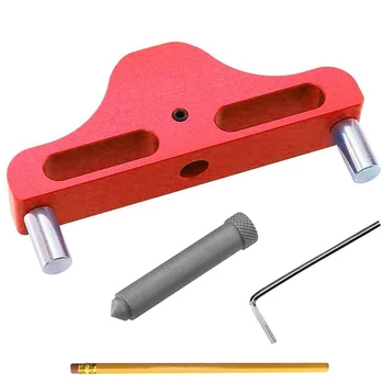 

Caliper Scribe Gauge Center Finder Woodworking Center Scribe for Gauge Marking Layout Woodworking Measurement Tool