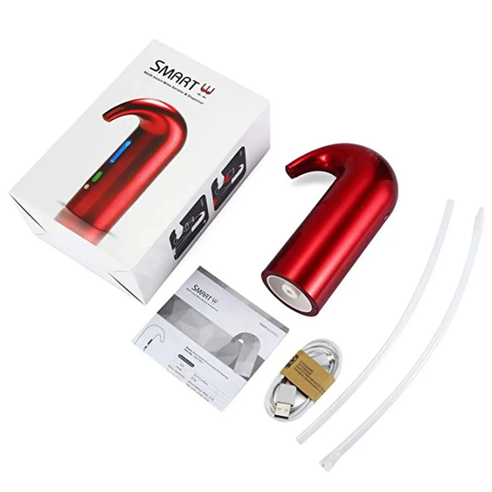 Электрический аэратор для вина дозатор насос перезаряжаемый от USB графин сидра