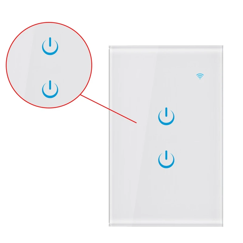 Tuya Smart Life App Smart Wifi переключатель световая настенная панель Переключатель Беспроводной ЕС работает с Alexa Google Home Mini IFTTT US Plug