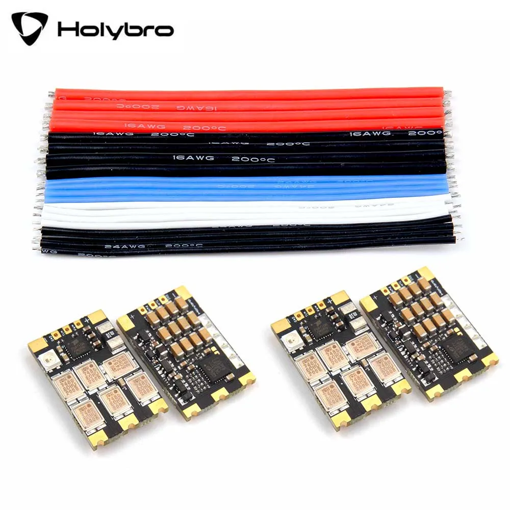 4 шт. Holybro Tekko32 F3 металлический ESC 65A blheli _ 32dshot1200 3-6S w/ MCU светодиодный