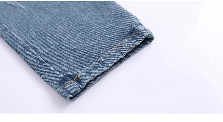 Джинсовые штаны для девочек модные джинсовые штаны с высокой талией детские длинные детские джинсы и штаны Одежда для девочек от 4 до 14 лет весна-осень