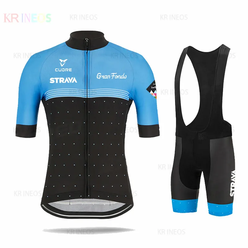 Трикотажная одежда для велоспорта STRAVA быстросохнущая гелевые комплекты одежды
