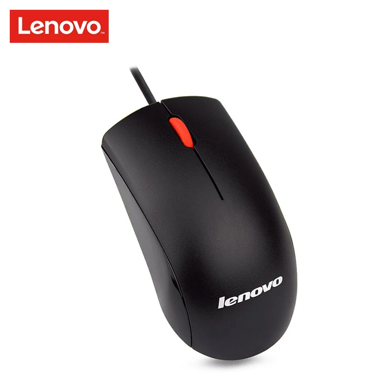 Lenovo M120 USB Проводная оптическая Мышь 1000 Точек на дюйм Оптическая Проводная Мышь колесный мини-3D мыши