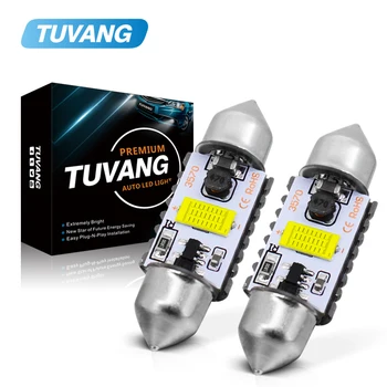 

2x Festoon 31mm 36mm 39mm 41mm LED C5W LED Car Lights Canbus Error Free LED Bulb Interior Dome Door Map Light Auto Lamp 12V