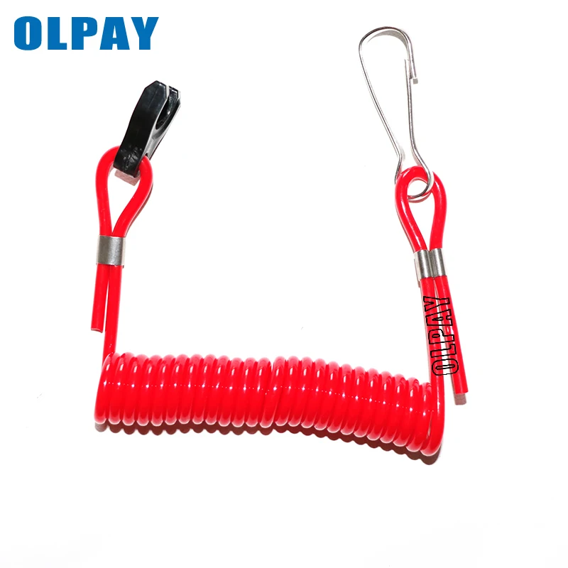 

Kill stop switch safety tether for Mercury Tohatsu outboard motor