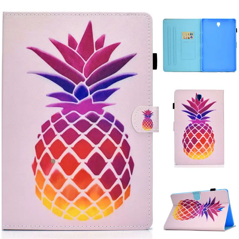 S040 Для Samsung Galaxy Tab S4 10,5 чехол T830 T835 SM-T830 SM-T835 умный чехол Funda мультфильм Кот Флип Стенд Капа оболочки кожи+ подарок - Цвет: S040