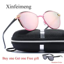 Роскошные брендовые поляризованные солнцезащитные очки Cateye, женские винтажные дизайнерские солнцезащитные очки кошачий глаз, женские солнцезащитные очки, очки для женщин