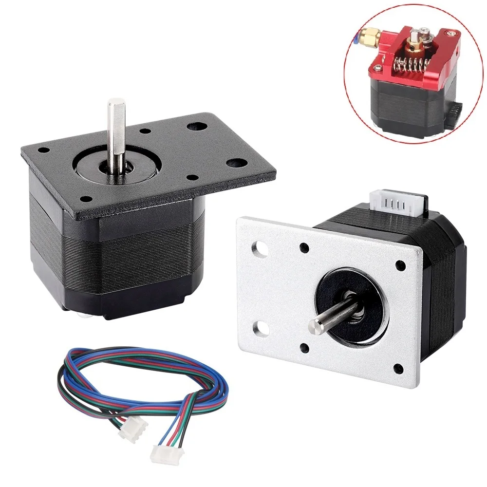 

MEGA 1set Nema 17 42 Stepper Motor 34mm Nema17 Step Motor Mounting Plate Support With 800mm For CNC 3D Printer Parts