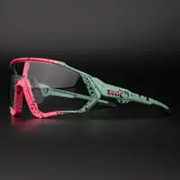 Óculos fotocromático para ciclismo, unissex, esportes ao ar livre, bicicleta, proteção para olhos, 1 lente