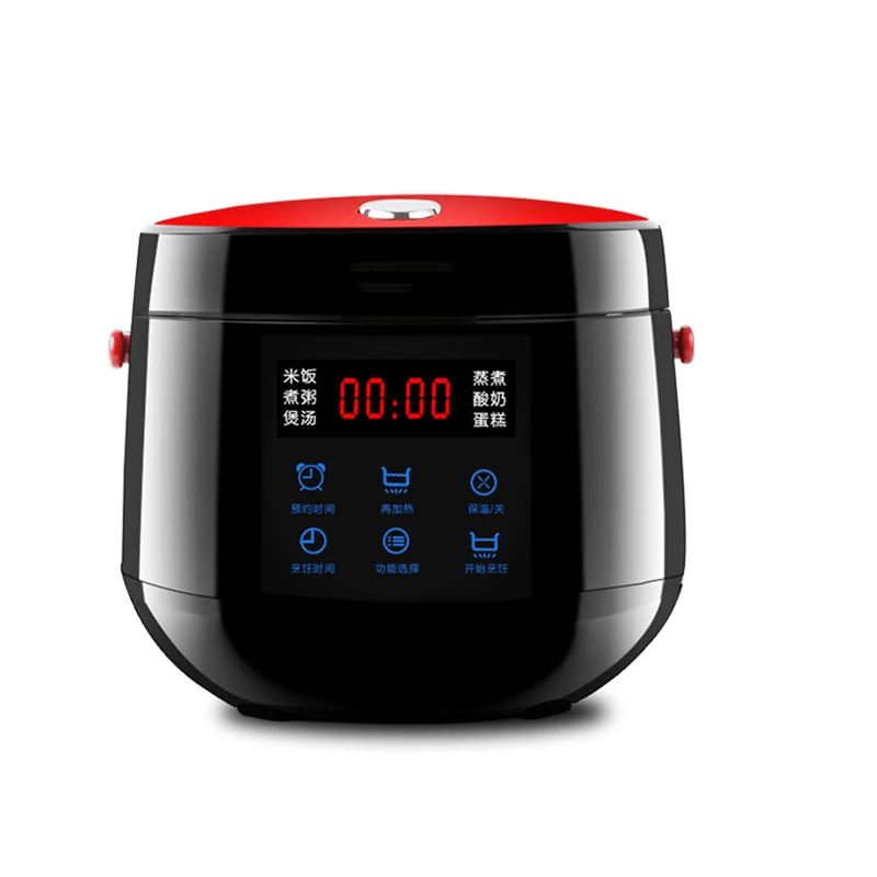 

Home 2L Electric Reservation Rice Cooker Mini Automatic Intelligent LED Display Multifunction Healthy Rice Cooking Machine