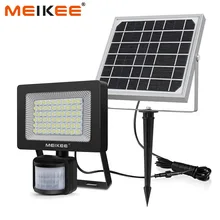60 Светодиодный s солнечный светильник с датчиком движения наружный охранный светильник на солнечной батарее прожектор светильник IP66 водонепроницаемый 6000K светодиодный светильник на солнечной батарее