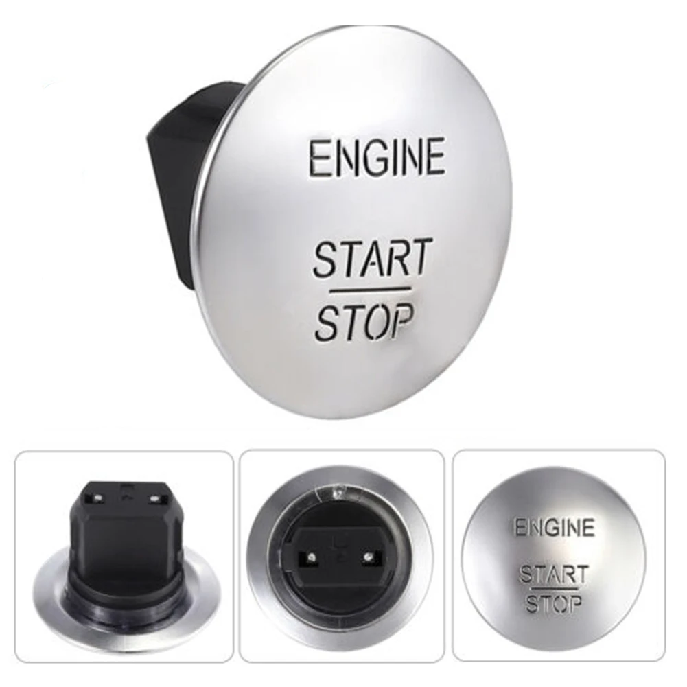 2215450714 кнопочный переключатель автомобиля остановить двигатель аксессуары системы зажигания без ключа Go Push To Start Профессиональный интерьер для Benz CL550