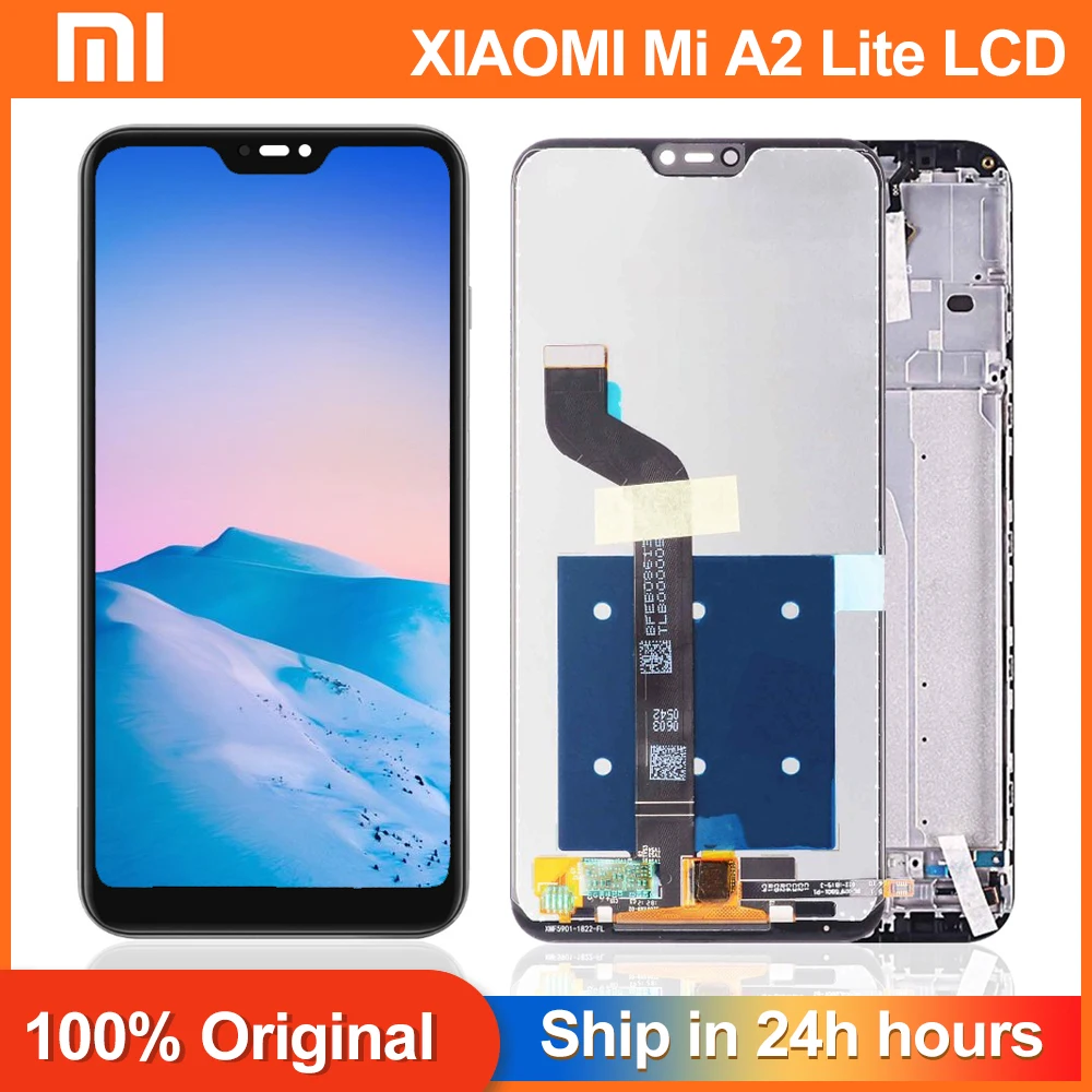ЖК дисплей 5 84 дюйма для Xiaomi Mi A2 Lite сенсорный экран с дигитайзером в сборе Redmi 6 Pro
