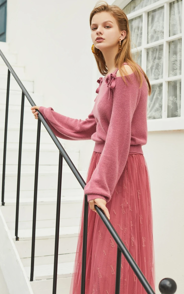 Vero Moda женское трикотажное платье из двух частей с кроличьим мехом и бантом | 319446529