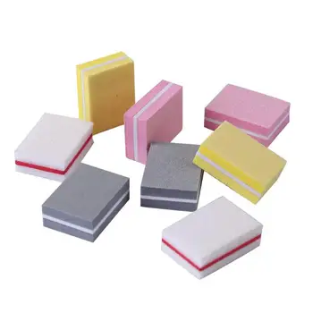 

50pcs/Set Nail Polish Buffing Sponge Blocks Sanding Grinding Mini Buffers