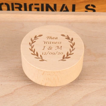 

Customized logo Wooden music box, Wedding Gift, Christmas new year gift, birthday boyfriend Baby Shower guest favor gifts